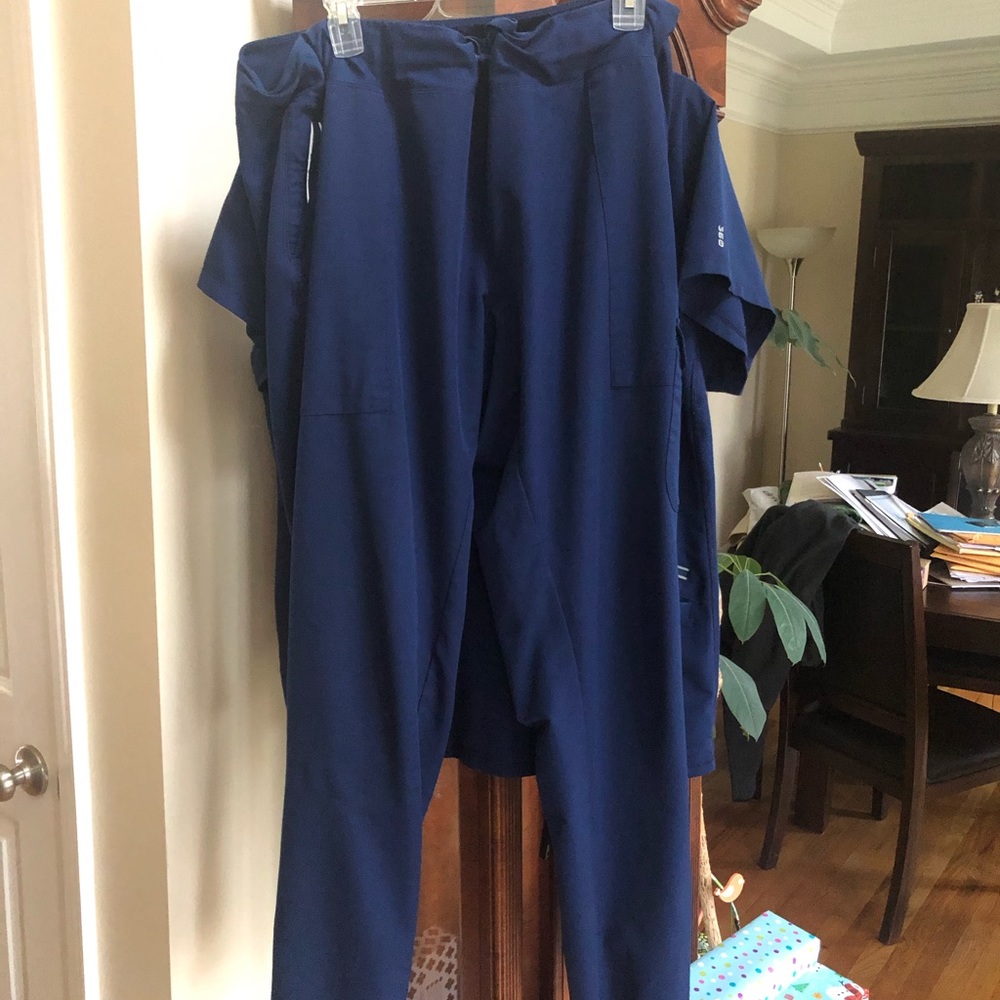 XL blue scrubs bottoms